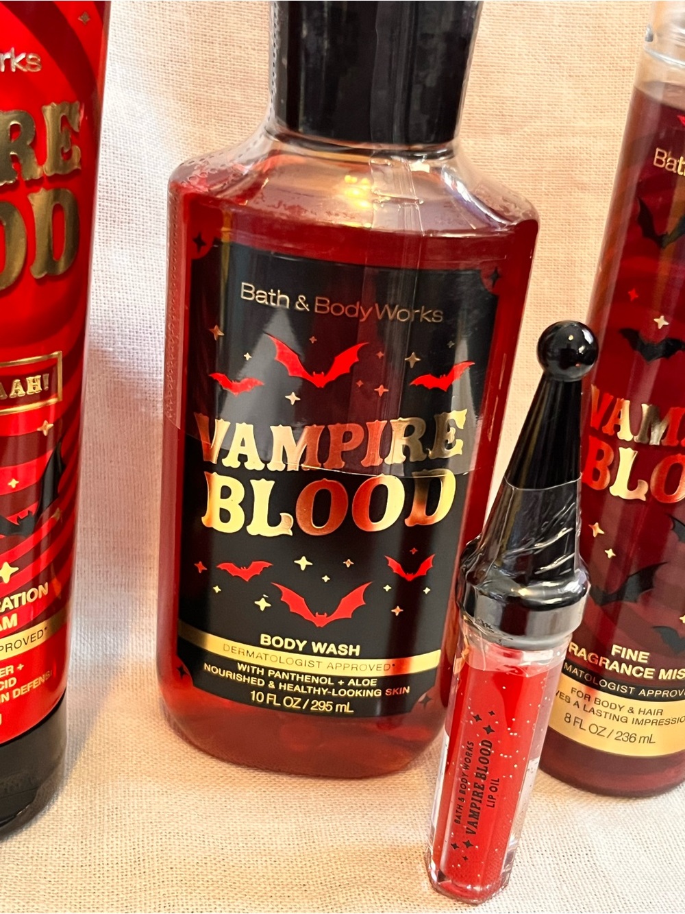 Bath & Body Works Vampire Blood Red Body Care Bundle - Picture 4 of 7